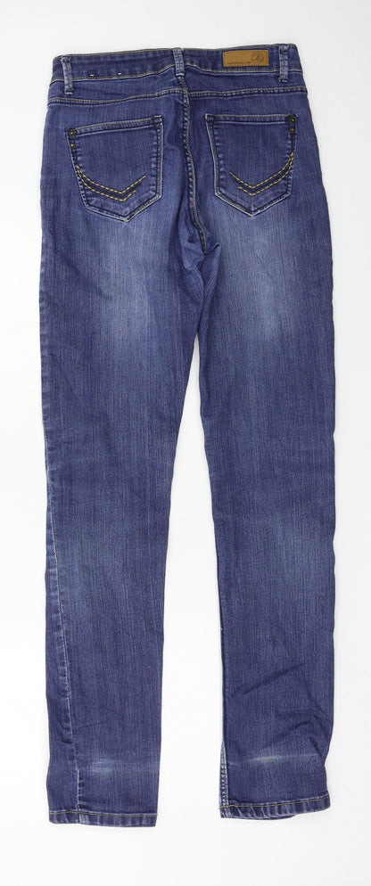 Flash Jeans Womens Blue  Denim Straight Jeans Size 34 in L31 in