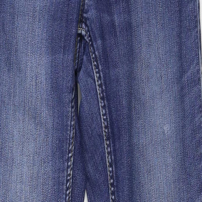 Flash Jeans Womens Blue  Denim Straight Jeans Size 34 in L31 in