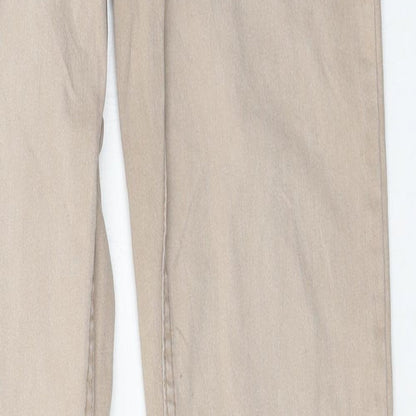 Womens UK Size 8 H&M Regular Fit Straight Brown Jeans