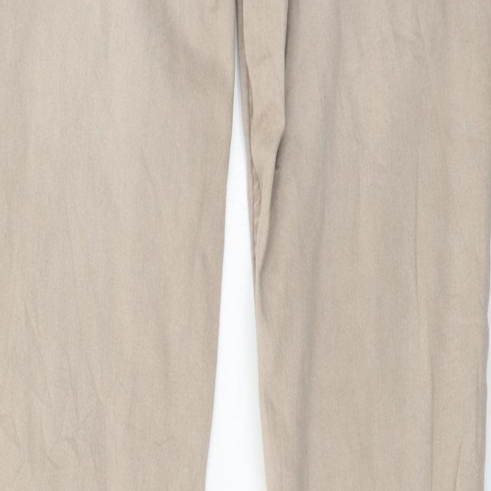 Womens UK Size 8 H&M Regular Fit Straight Brown Jeans