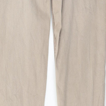 Womens UK Size 8 H&M Regular Fit Straight Brown Jeans