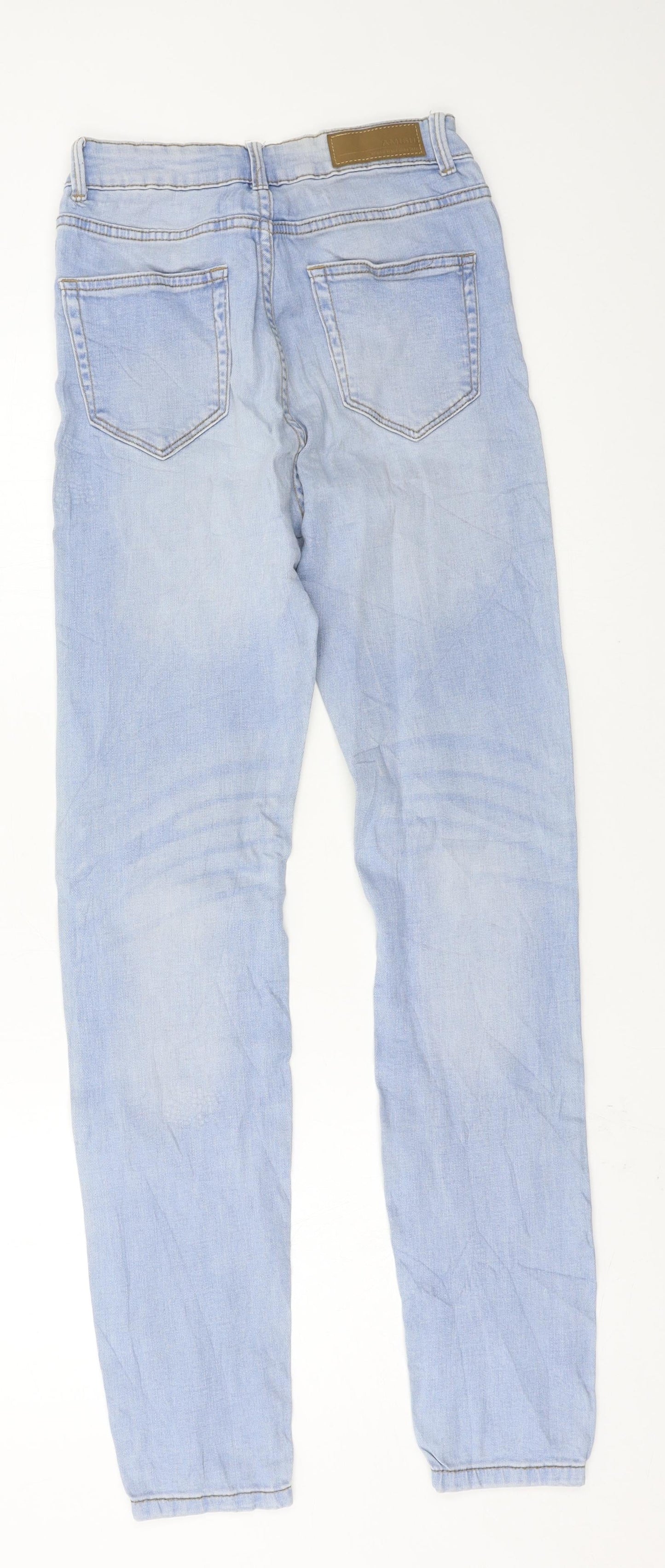 Womens UK Size 27 in Amisu Regular Fit Skinny Blue Jeans