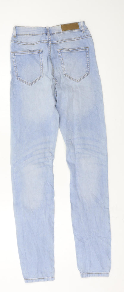Womens UK Size 27 in Amisu Regular Fit Skinny Blue Jeans