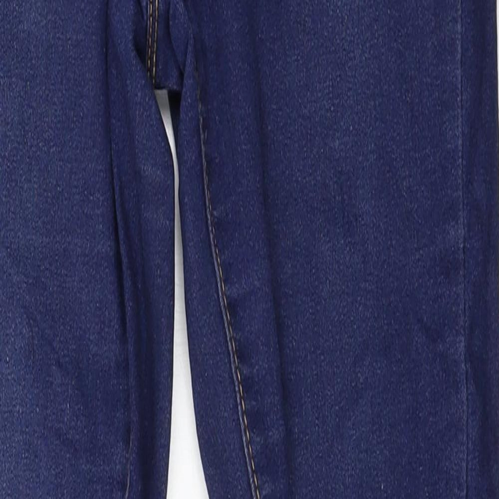 Denim & Co. Womens Blue  Denim Skinny Jeans Size 6 L27 in