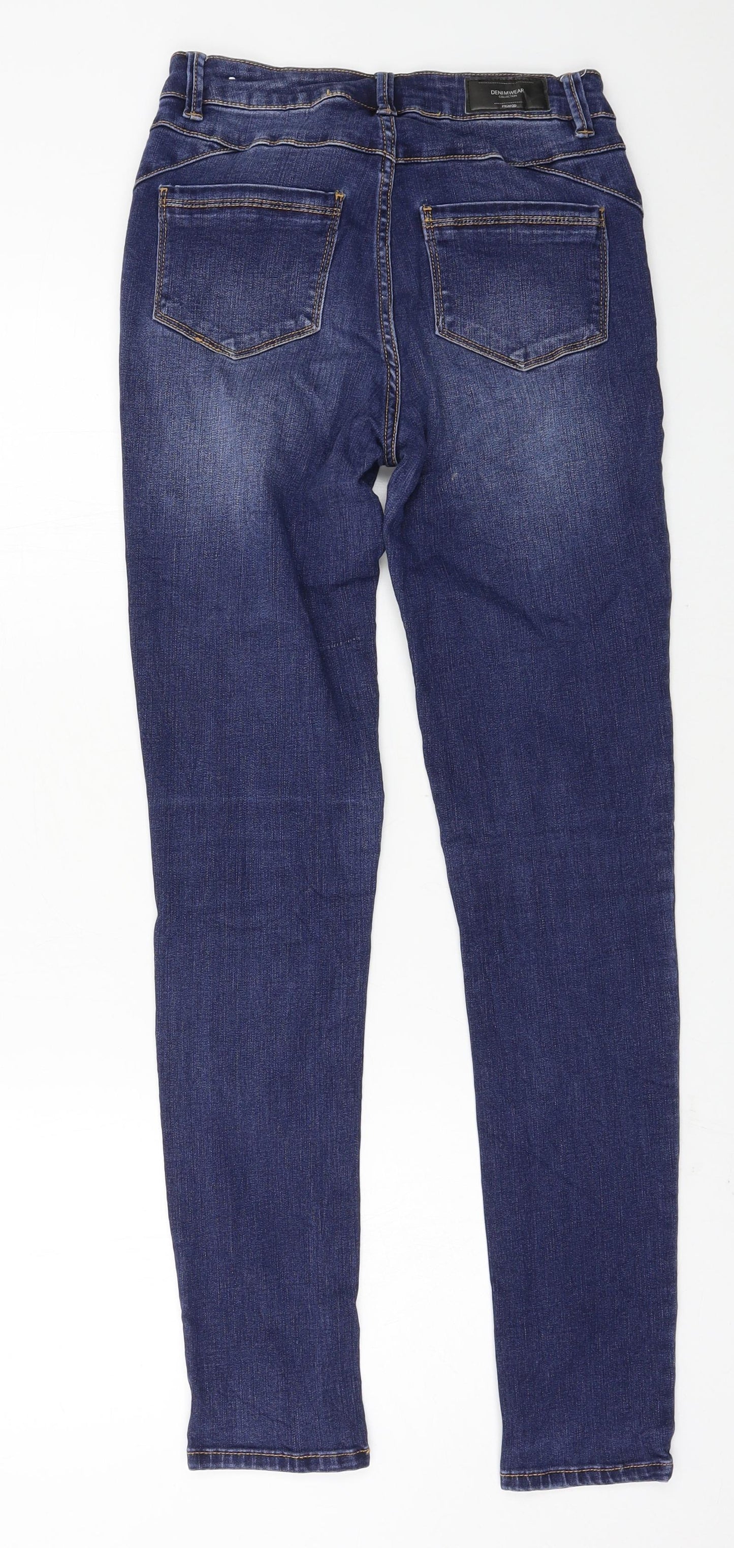 Ernest Womens Blue  Denim Straight Jeans Size 26 in L29 in