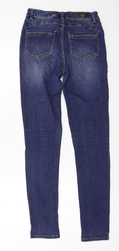 Ernest Womens Blue  Denim Straight Jeans Size 26 in L29 in