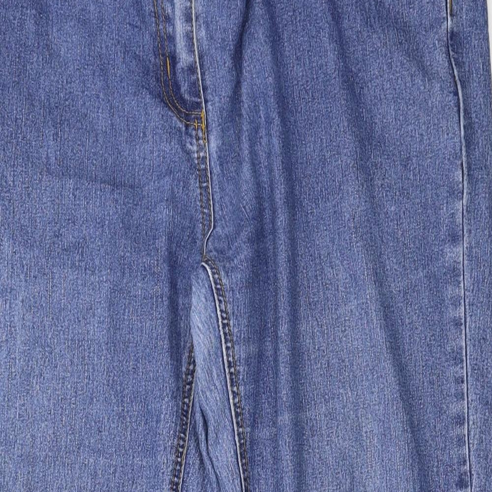 Cellbes Womens Blue  Denim Straight Jeans Size 36 in L26 in
