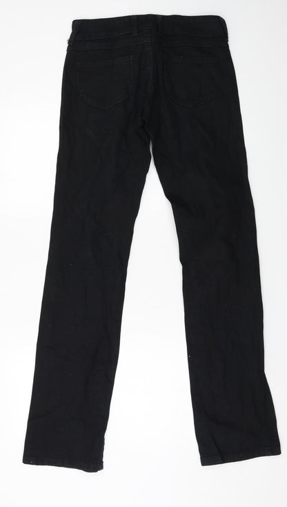 Womens UK Size 29 in VILA Regular Fit Straight Black Jeans