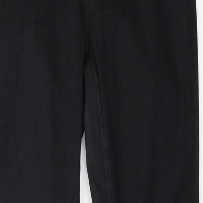 Never Denim Womens Black  Denim Skinny Jeans Size M L30 in