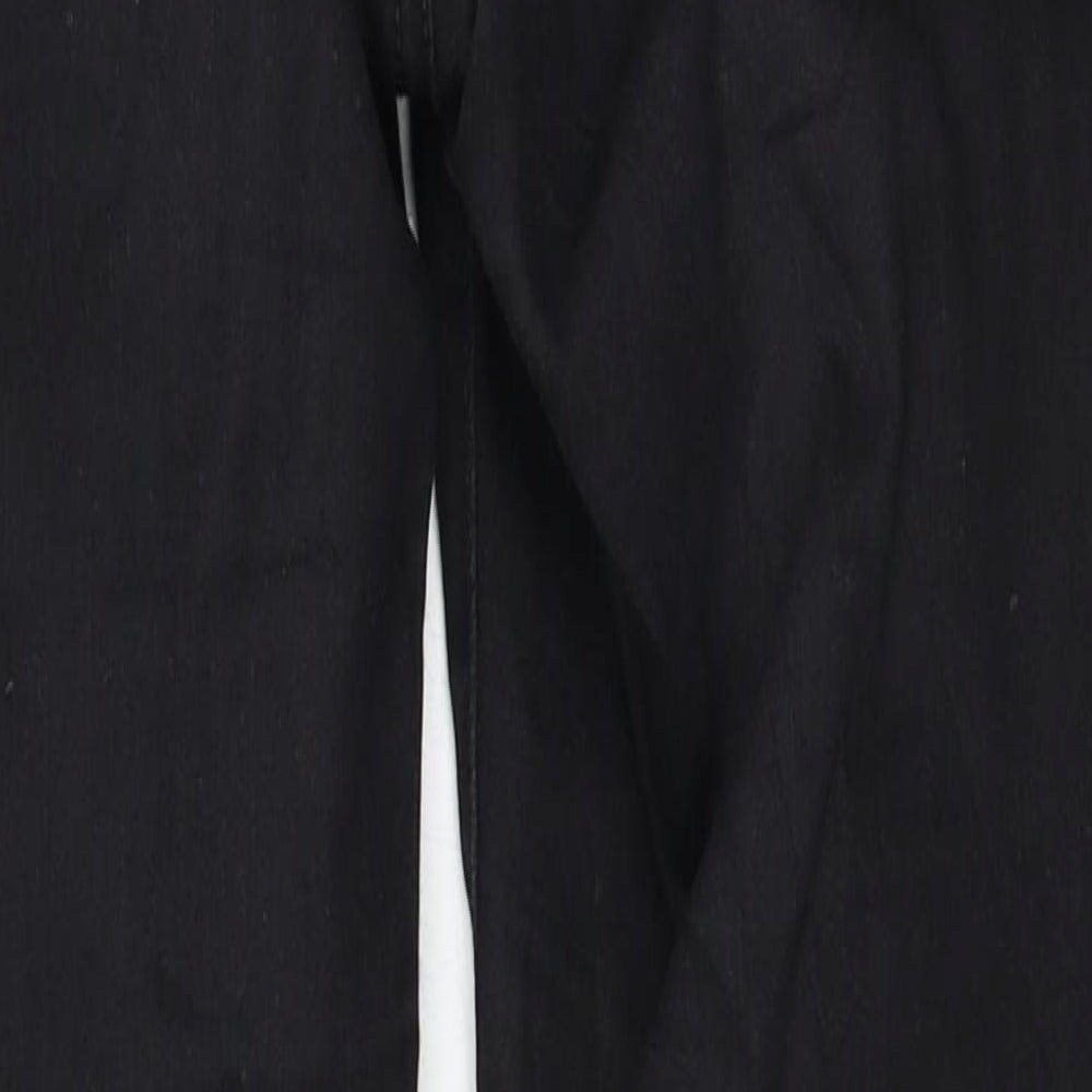 Never Denim Womens Black  Denim Skinny Jeans Size M L30 in