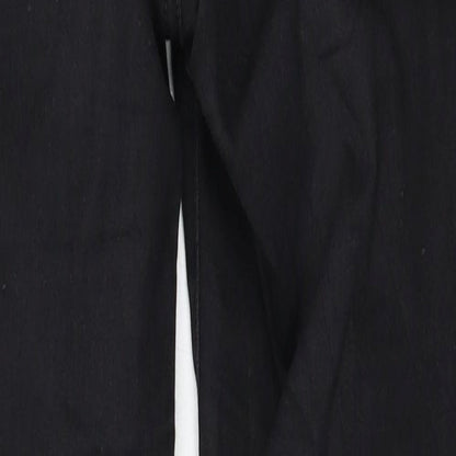 Never Denim Womens Black  Denim Skinny Jeans Size M L30 in