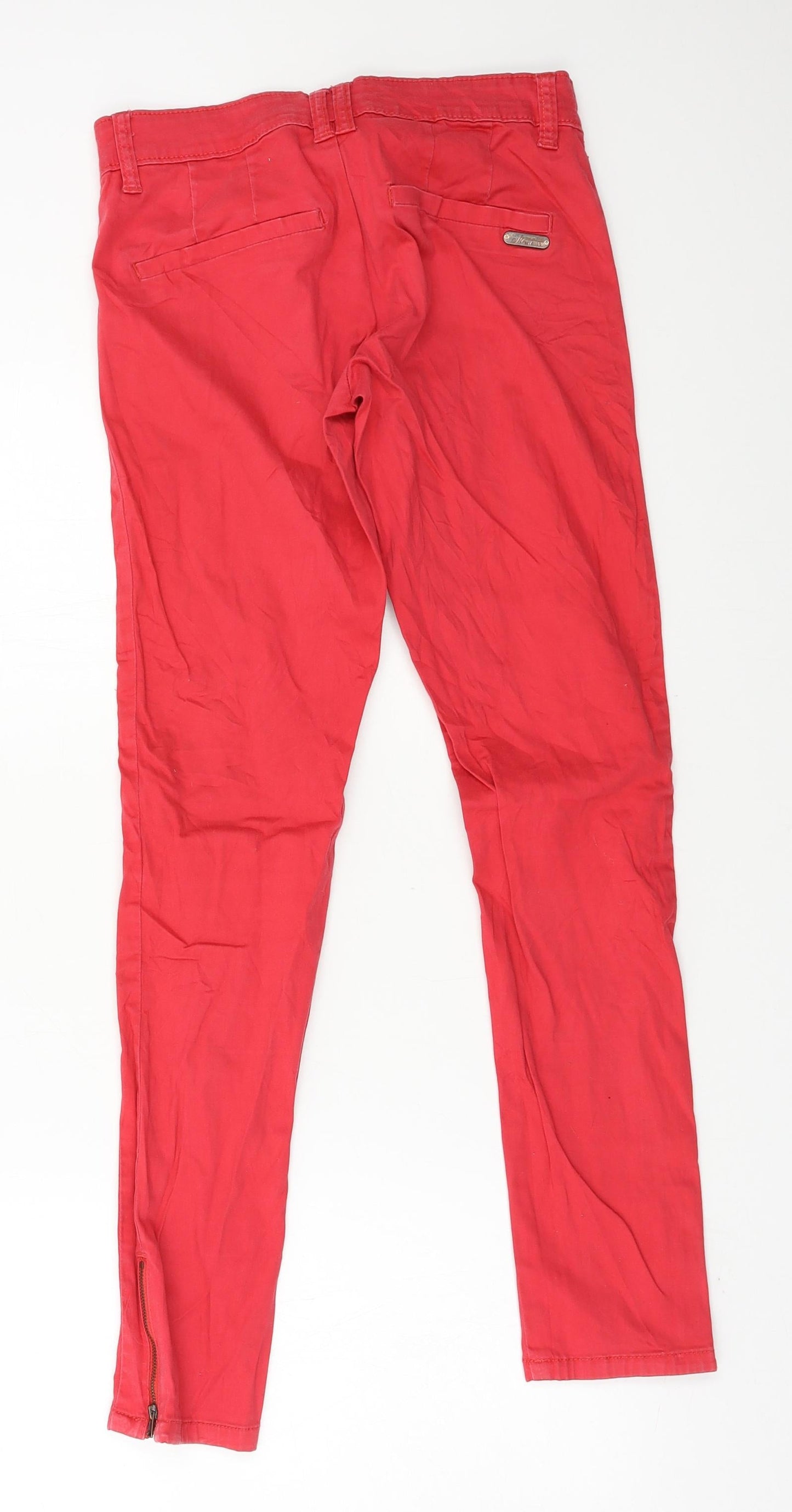 Slouse Womens Red   Capri Trousers Size XS L28 in