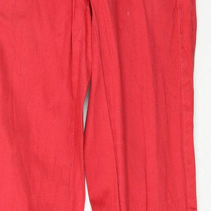 Slouse Womens Red   Capri Trousers Size XS L28 in