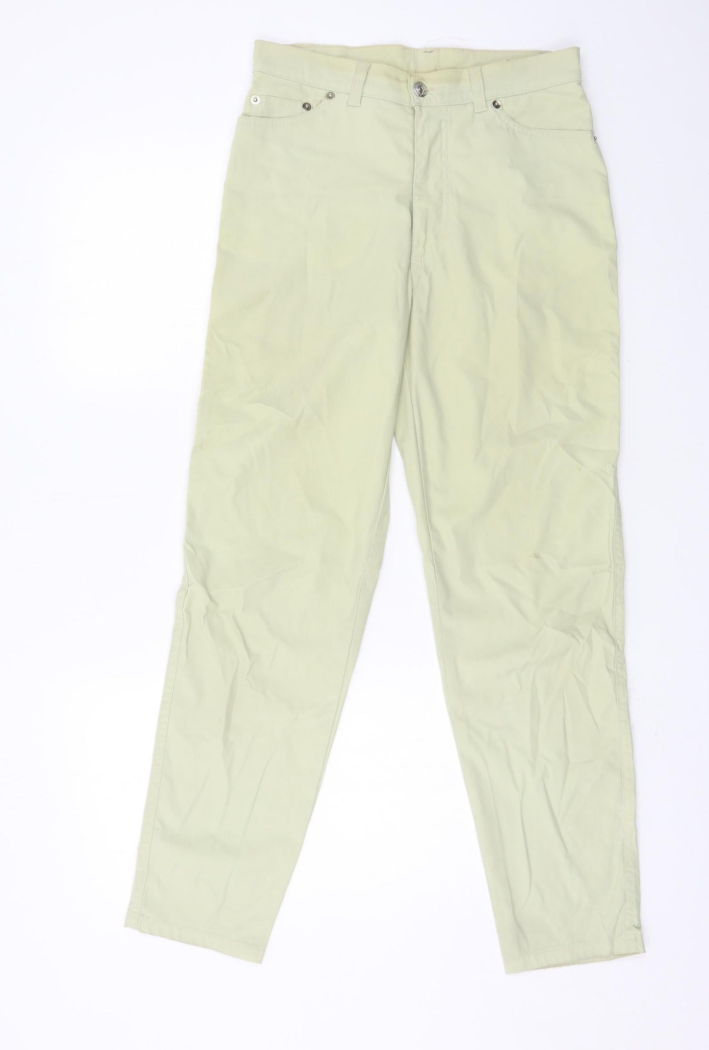 Womens UK Size 28 in Preworn Regular Fit  Green Trousers