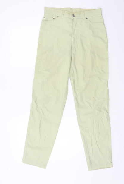 Womens UK Size 28 in Preworn Regular Fit  Green Trousers