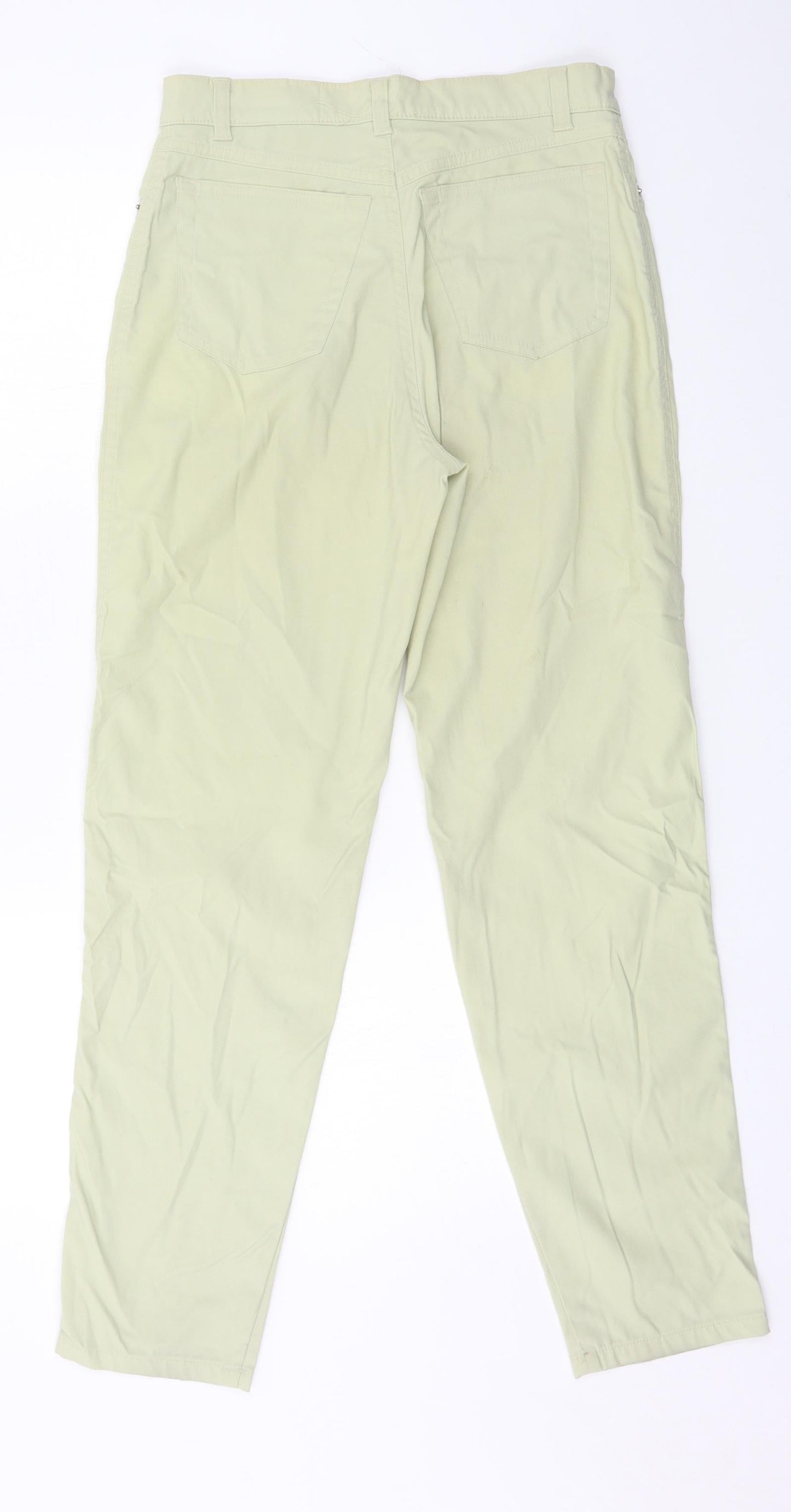 Womens UK Size 28 in Preworn Regular Fit  Green Trousers