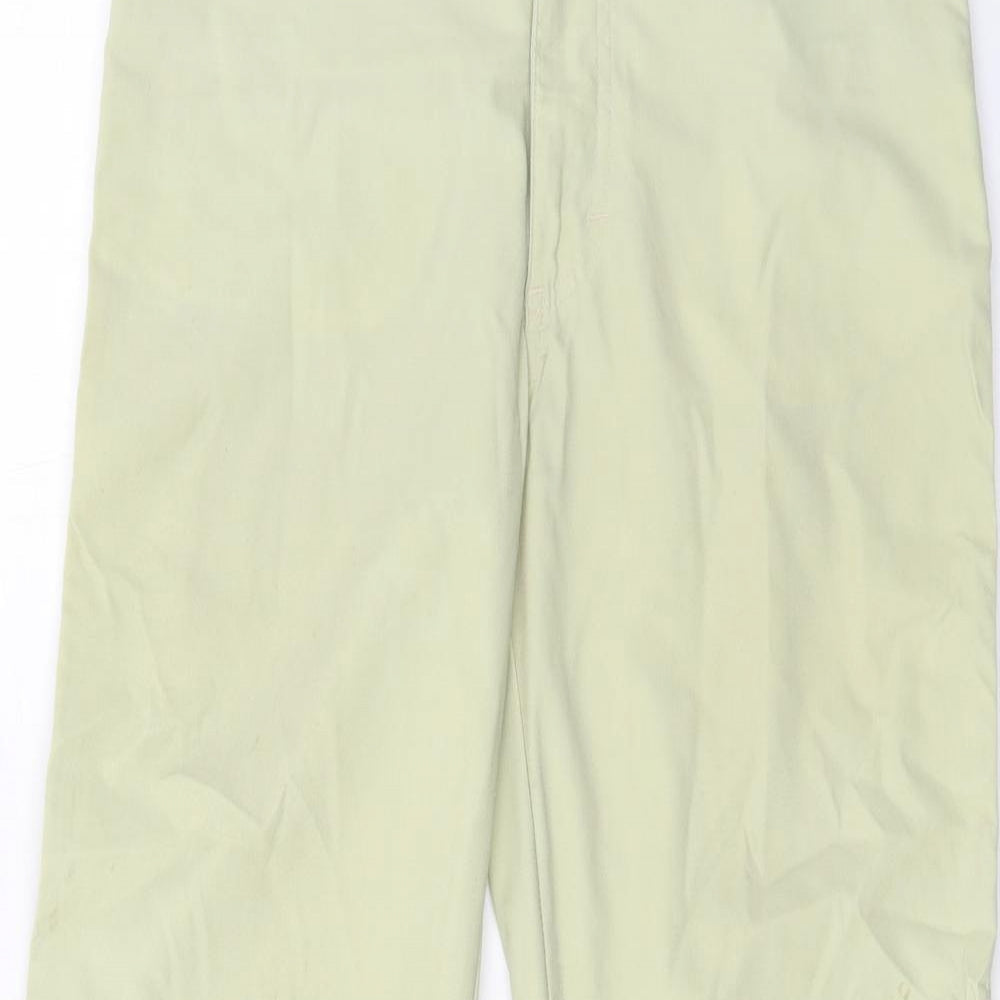 Womens UK Size 28 in Preworn Regular Fit  Green Trousers