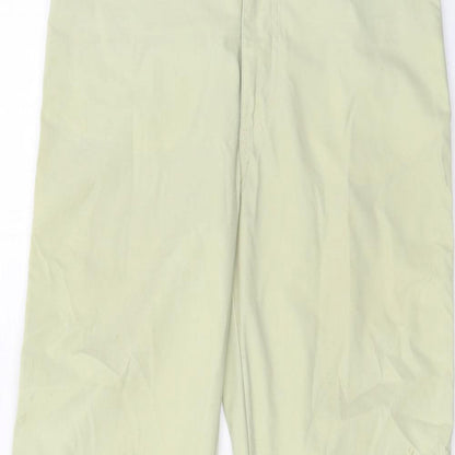 Womens UK Size 28 in Preworn Regular Fit  Green Trousers