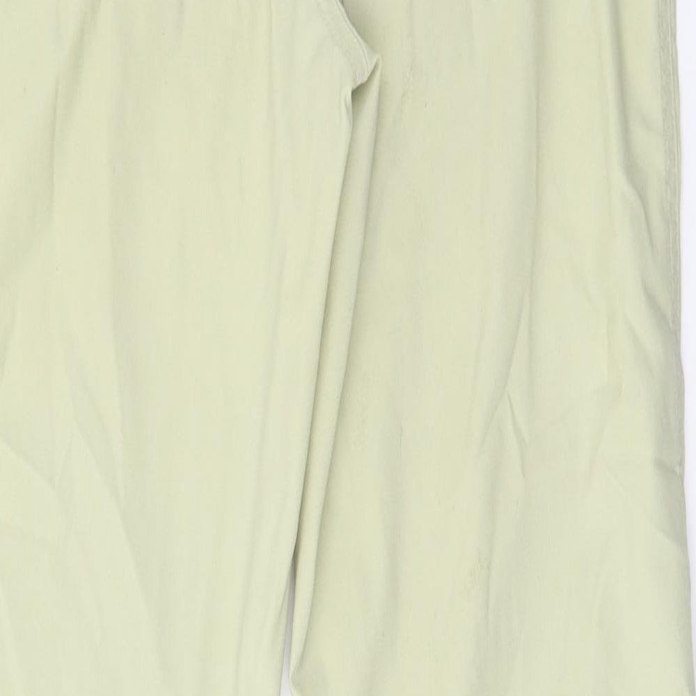 Womens UK Size 28 in Preworn Regular Fit  Green Trousers
