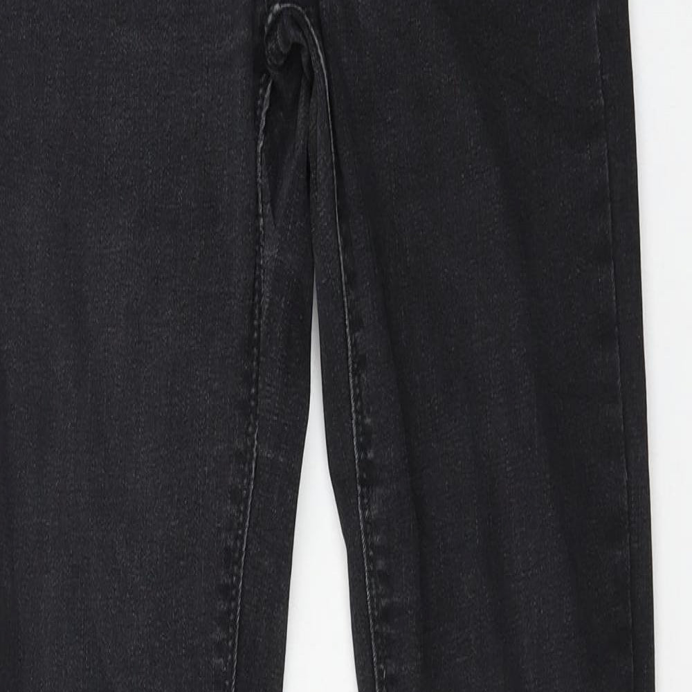 Never Denim Womens Grey  Denim Skinny Jeans Size S L31 in