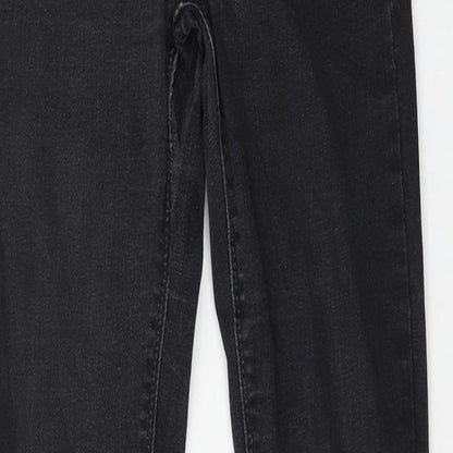 Never Denim Womens Grey  Denim Skinny Jeans Size S L31 in