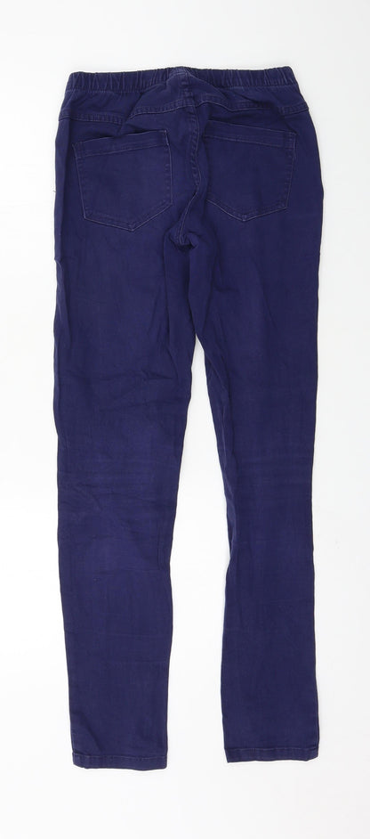 Pieces Womens Blue  Denim Jegging Jeans Size 30 in L30 in