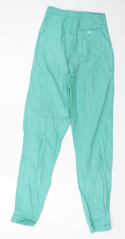 Carl Cry Womens Blue   Chino Trousers Size 24 in L29 in