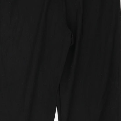 Womens UK Size 14 Debenhams Regular Fit  Black Trousers