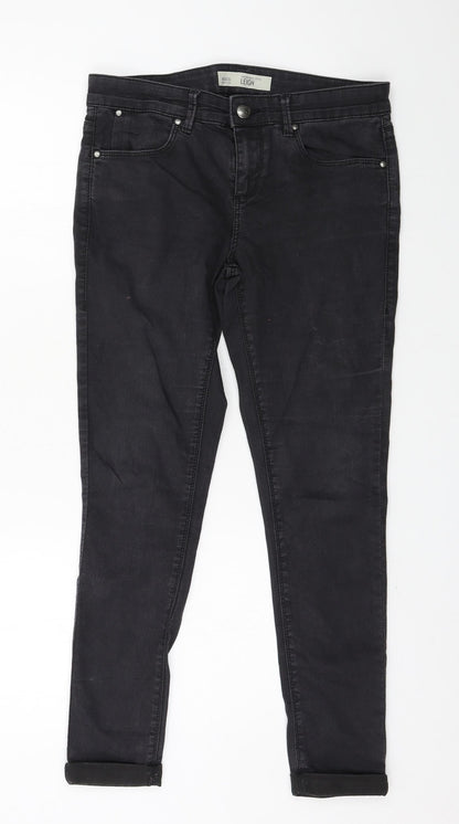 Topshop Womens Grey  Denim Skinny Jeans Size 30 in L28 in