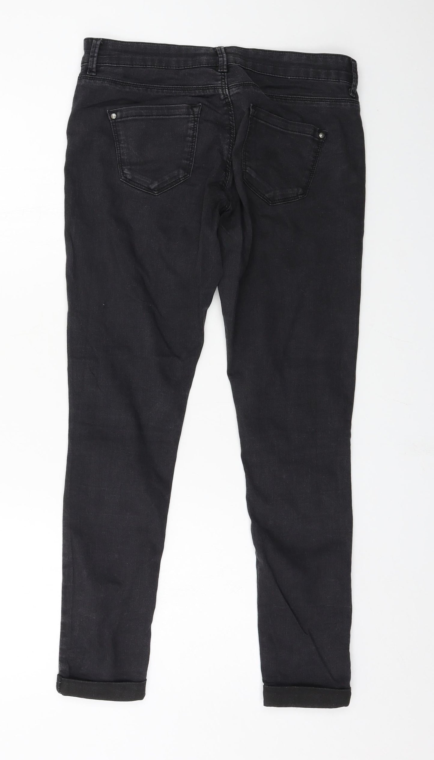 Topshop Womens Grey  Denim Skinny Jeans Size 30 in L28 in