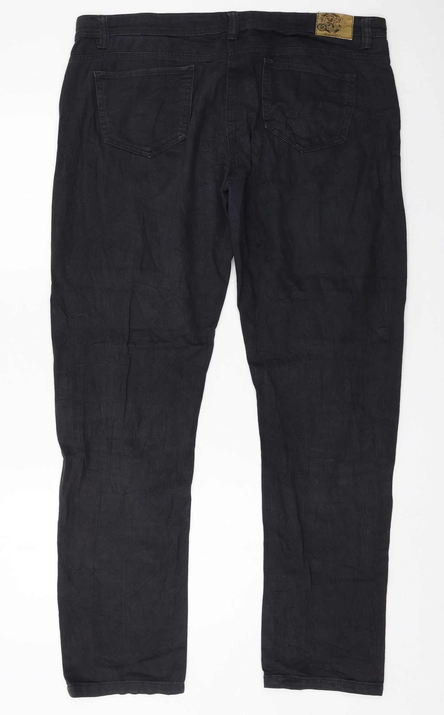 Womens UK Size 14 RESERVED Regular Fit Straight Grey Jeans