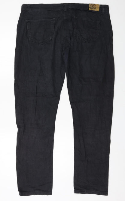 Womens UK Size 14 RESERVED Regular Fit Straight Grey Jeans