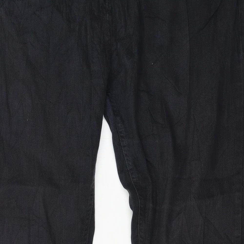 Womens UK Size 14 RESERVED Regular Fit Straight Grey Jeans