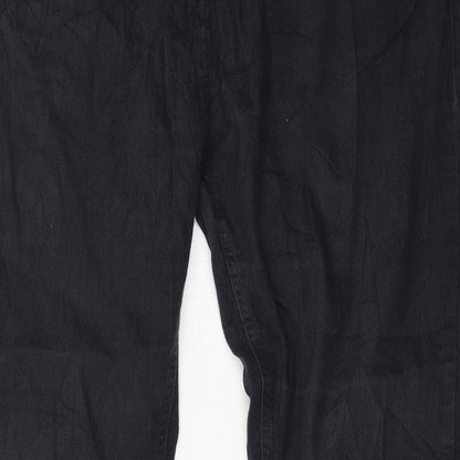 Womens UK Size 14 RESERVED Regular Fit Straight Grey Jeans