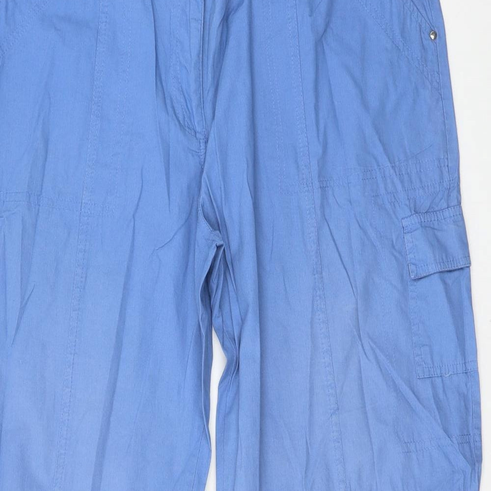 Papaya Womens Blue   Cargo Shorts Size 36 in