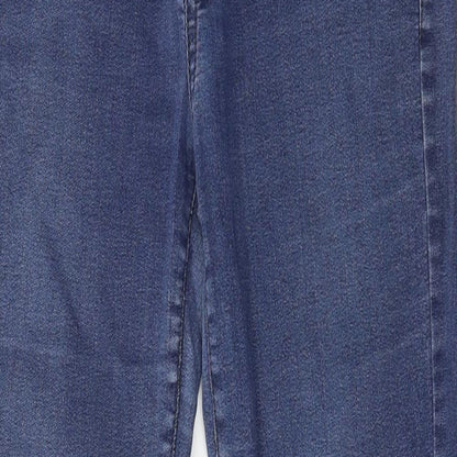 Preworn Womens Blue  Denim Skinny Jeans Size 8 L29 in