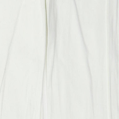 Denim & Co. Womens White  Denim Skinny Jeans Size 10 L31 in