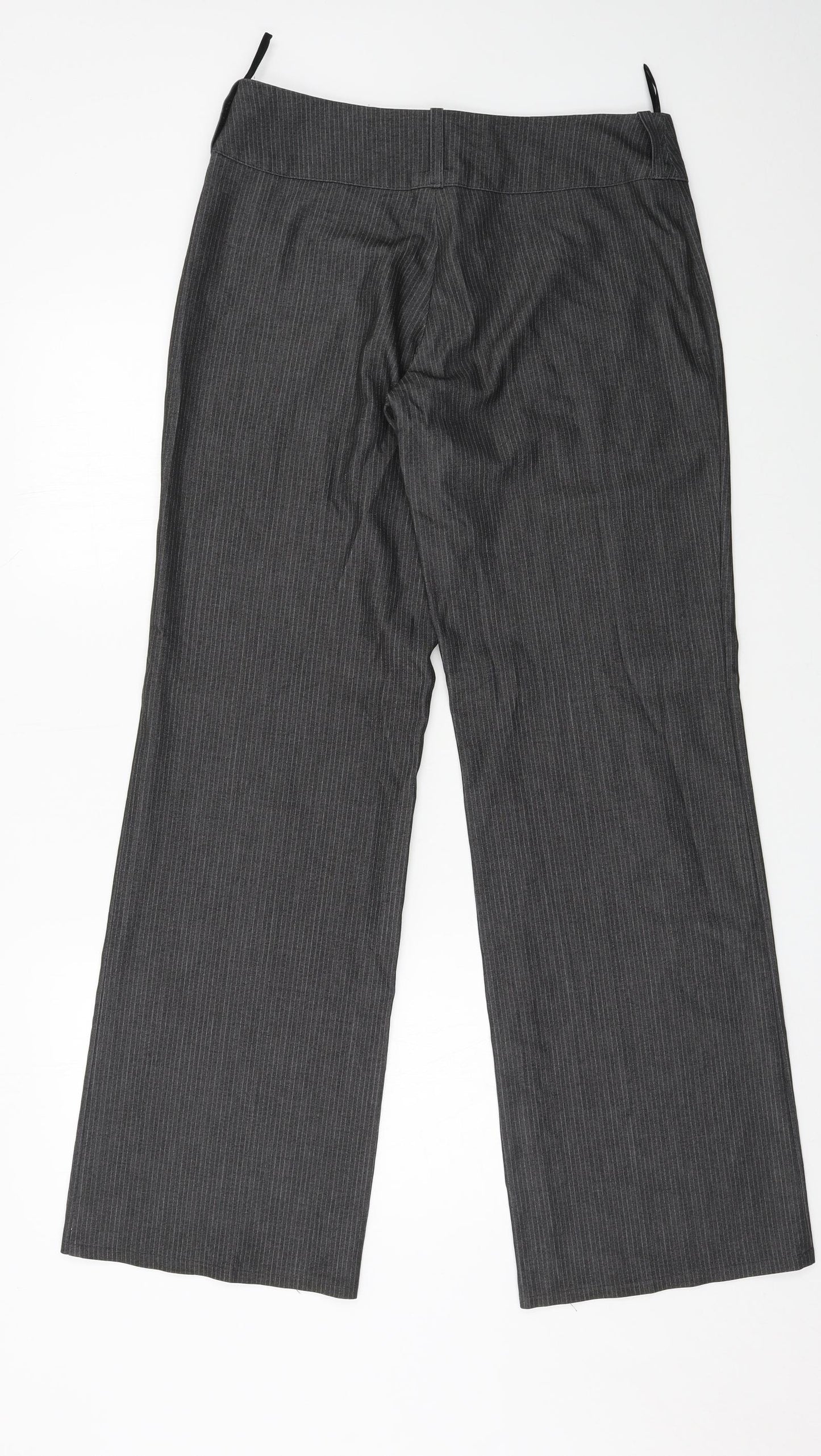 Womens UK Size 12 Preworn Regular Fit  Green Trousers