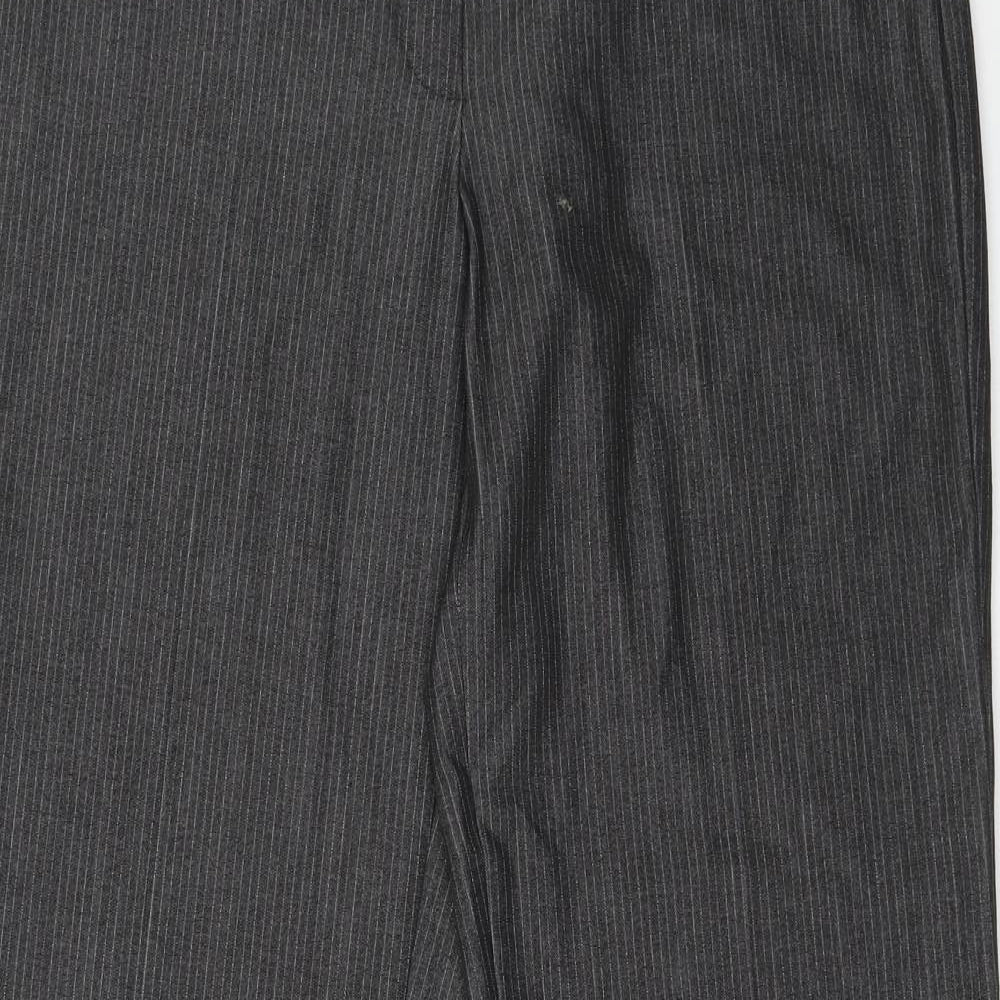 Womens UK Size 12 Preworn Regular Fit  Green Trousers
