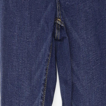 Denim & Co. Womens Blue  Denim Skinny Jeans Size 8 L27 in