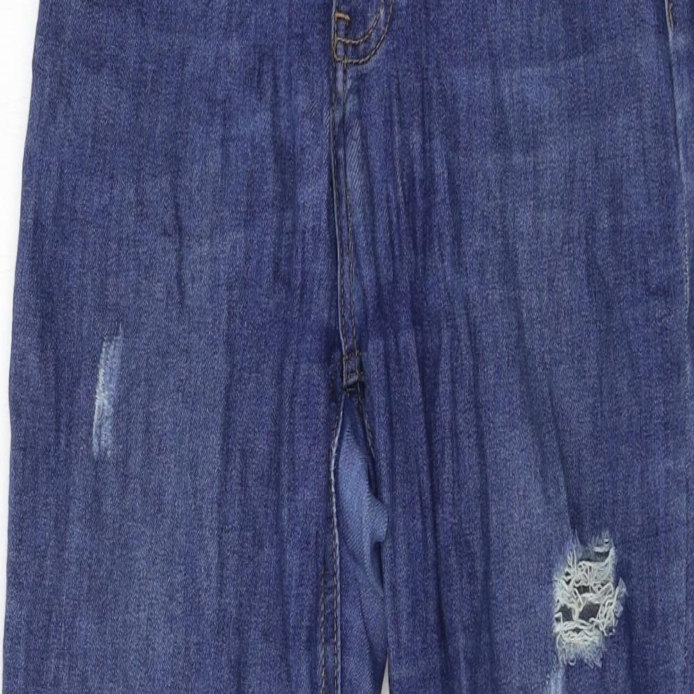 Denim Life Womens Black  Denim Skinny Jeans Size 10 L28 in