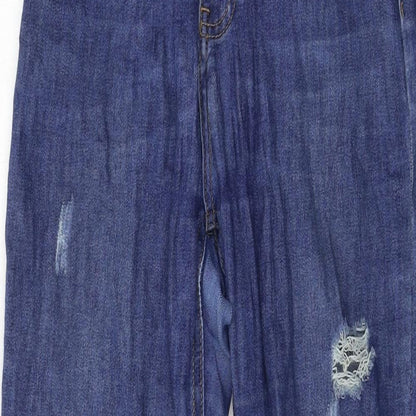 Denim Life Womens Black  Denim Skinny Jeans Size 10 L28 in