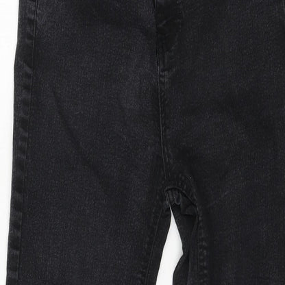 Womens UK Size 12 Studio Regular Fit Straight Grey Jeans