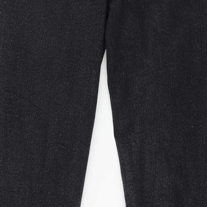 Womens UK Size 12 Studio Regular Fit Straight Grey Jeans