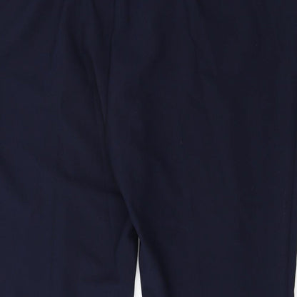 Womens UK Size 22 Peacocks Regular Fit  Blue Trousers