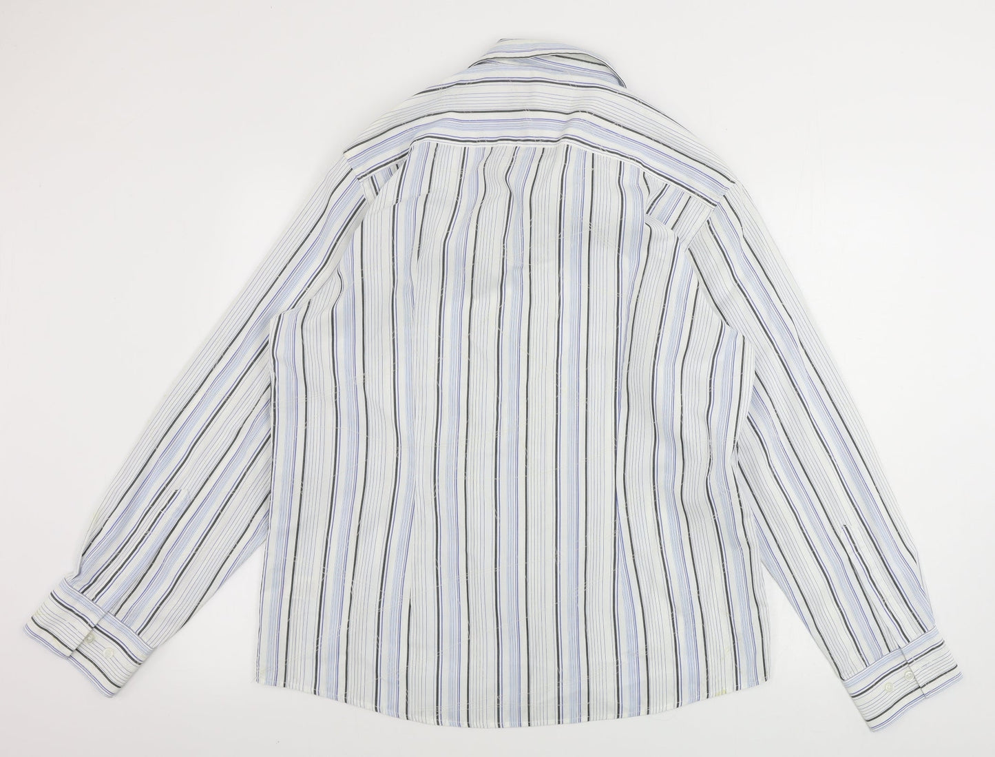 Mens UK Size L Burton White  Button-Up Long Sleeve Casual Shirt