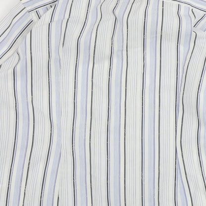 Mens UK Size L Burton White  Button-Up Long Sleeve Casual Shirt