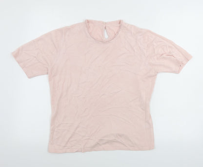Womens UK Size 14 Marks and Spencer Pink Pullover Jumper