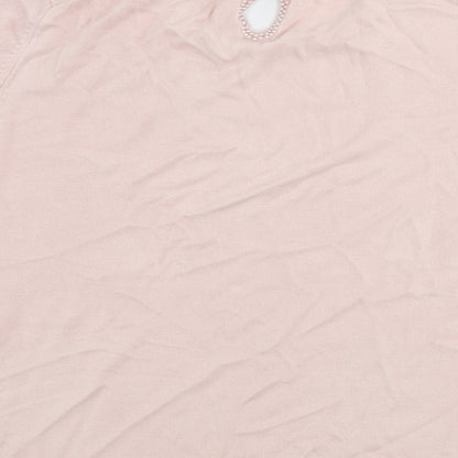 Womens UK Size 14 Marks and Spencer Pink Pullover Jumper