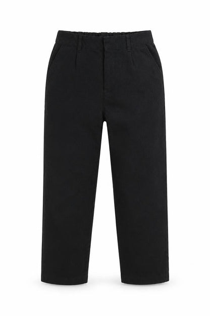 Front view of F&F boys’ grey chino trousers, size 7-8, years